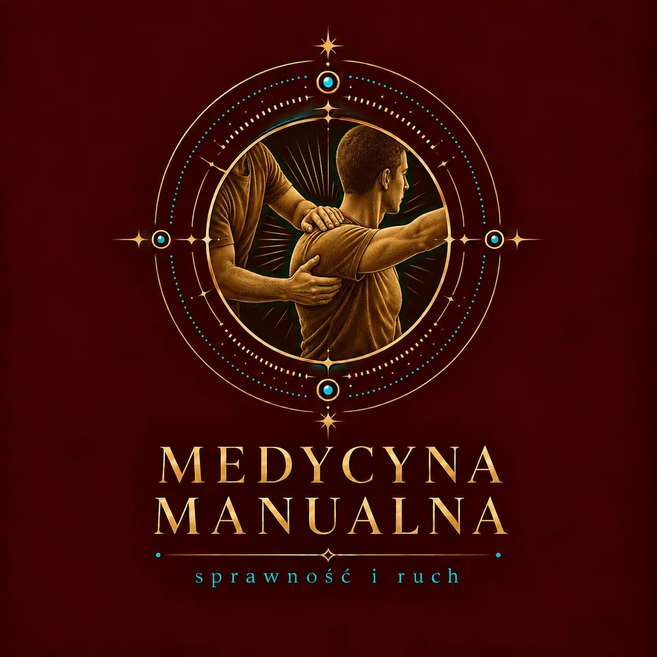 Terapia manualna barku — terapeuta wspomagający uniesienie ramienia pacjenta