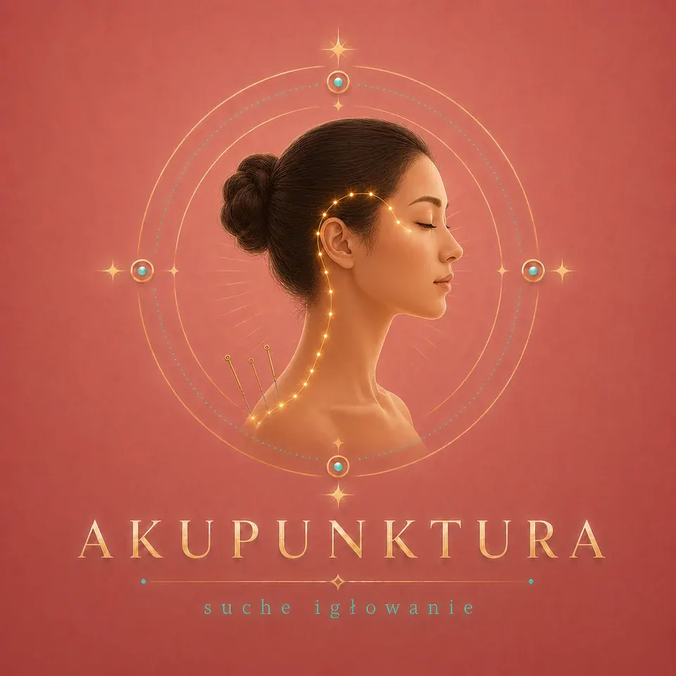 Akupunktura — ilustracja metody wykorzystującej cienkie igły